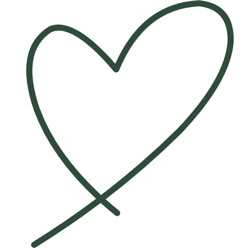 Icône cœur Tabioa, engagement bien-être et équilibre naturel