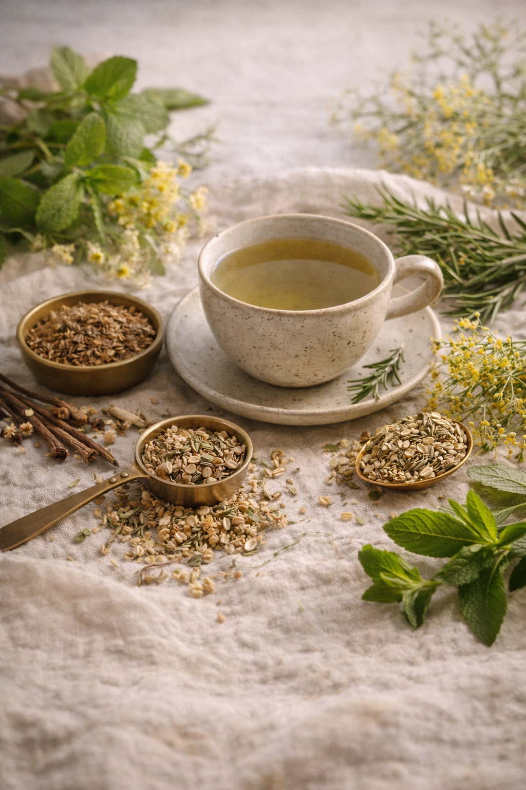 Infusion Tabioa digestion, plantes biologiques pour le confort digestif (menthe douce, anis vert, kinkeliba, etc.)